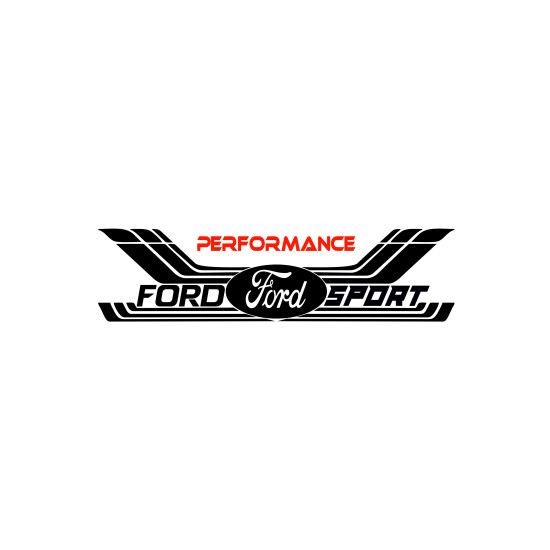 Sticker Auto Ford performance