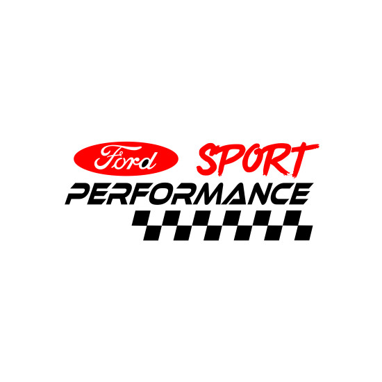 Sticker Auto Ford performance sport