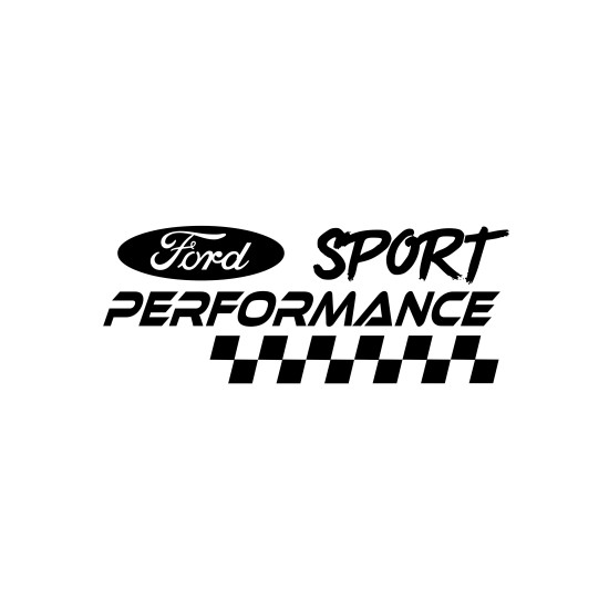 Sticker Auto Ford performance sport 1