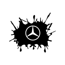 Sticker Auto mercedes splash