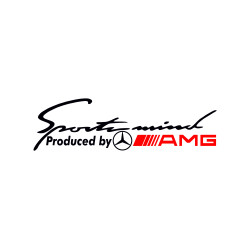 Sticker Auto mercedes sports mind AMG