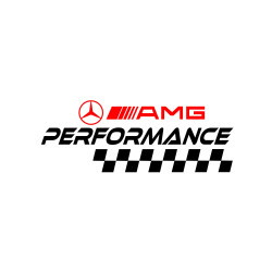 Sticker Auto mercedes performance AMG