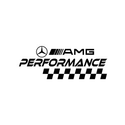 Sticker Auto mercedes perfromance AMG 1 