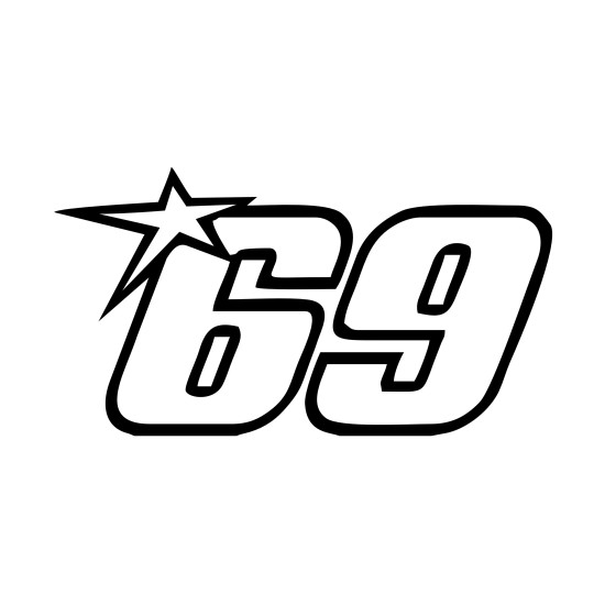 Sticker Moto 69