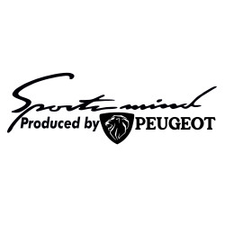 Sticker Auto Peugeot new sports mind 