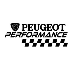 Sticker Auto Peugeot new performance 1