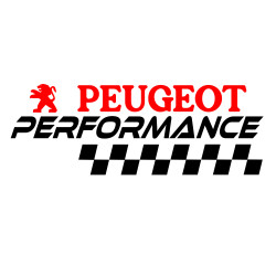 Sticker Auto Peugeot performance