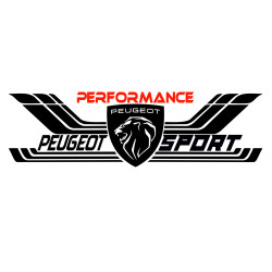 Sticker Auto Peugeot new performance sport 