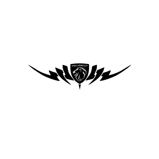 Sticker Auto Peugeot new