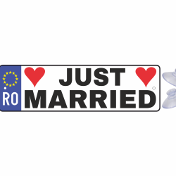 Placuta auto haioasa just married 