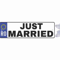 Placuta auto haioasa just married 1