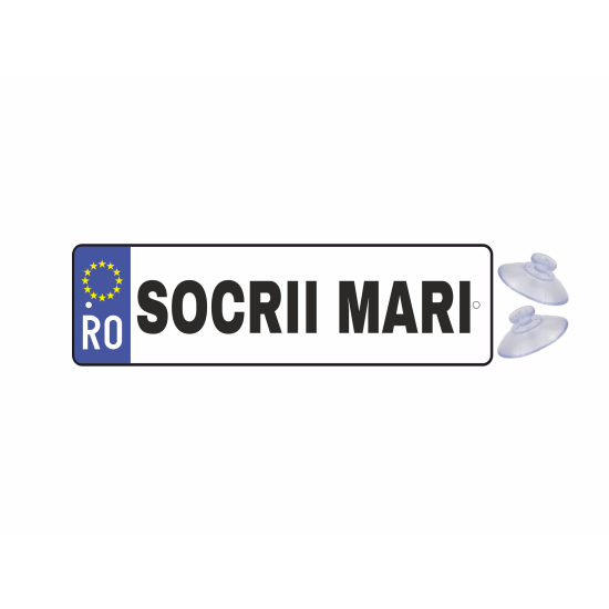 Placuta auto socrii mari