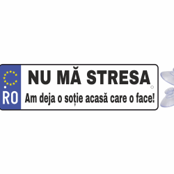 Placuta auto haioasa ' nu ma stresa ' 