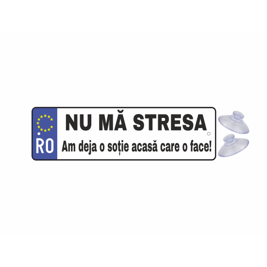 Placuta auto haioasa ' nu ma stresa '