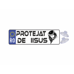 Placuta auto ' protejat de Iisus ' 