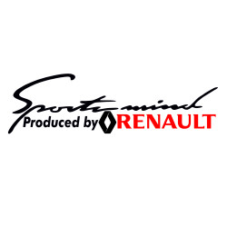 Sticker Auto Renault sports mind 