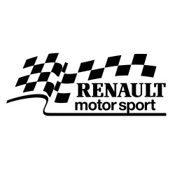 Sticker Auto Renault motor sport 