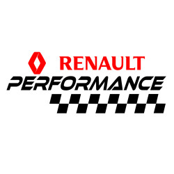 Sticker Auto Renault performance 