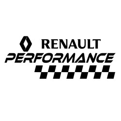 Sticker Auto Renault performance 1