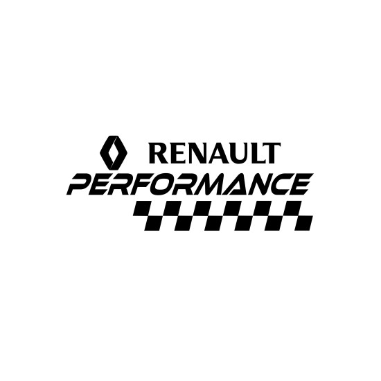 Sticker Auto Renault performance 1