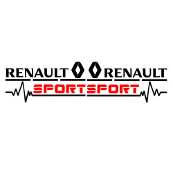 Set Sticker Auto Renault oglinzi 