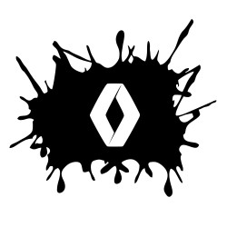 Sticker Auto Renault splash