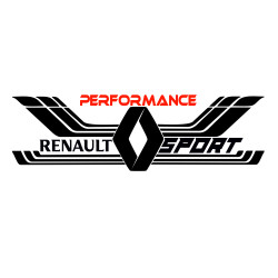 Sticker Auto Renault performance sport 
