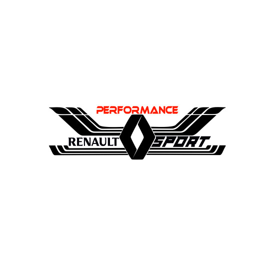 Sticker Auto Renault performance sport