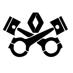 Sticker Auto Renault piston