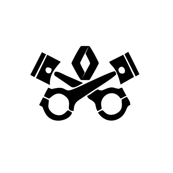 Sticker Auto Renault piston