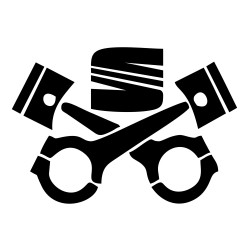 Sticker Auto Seat piston