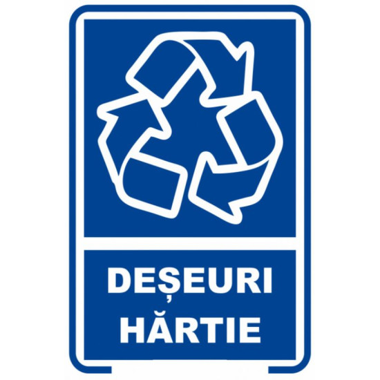 Semn indicator, deseuri hartie