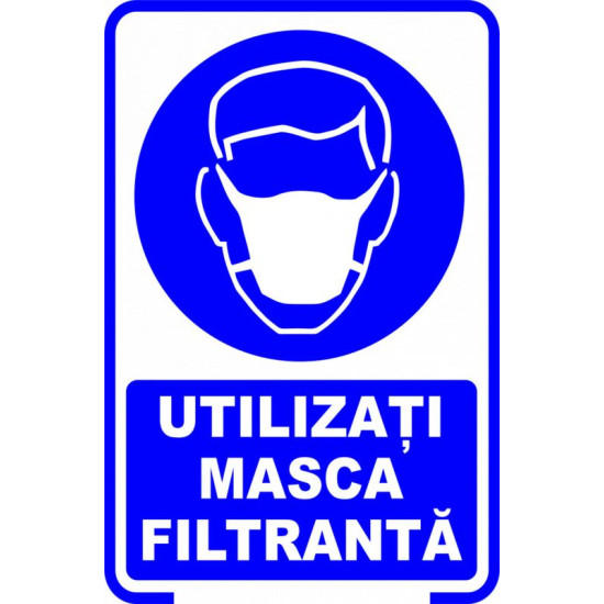 Semn indicator, utilizati masca