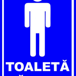 Semn indicator, toaleta barbati 