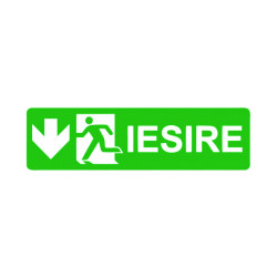 Semn indicator, iesire sageata jos