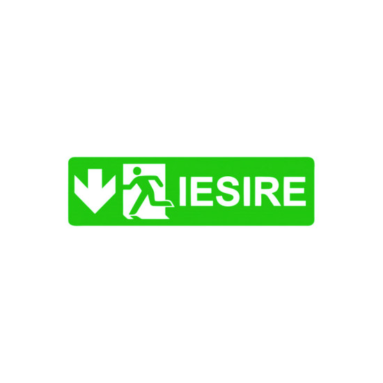 Semn indicator, iesire sageata jos