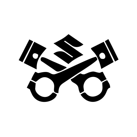 Sticker Auto suzuki piston