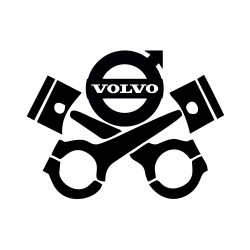 Sticker Auto Volvo piston