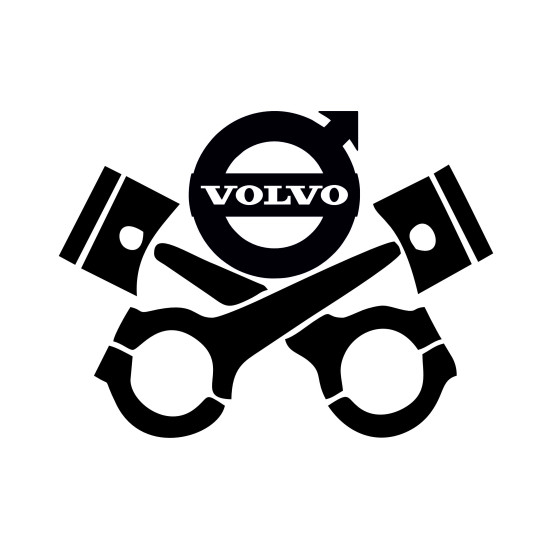 Sticker Auto Volvo piston