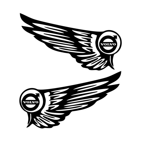 Set Sticker Auto Volvo aripi