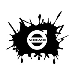 Sticker Auto Volvo splash