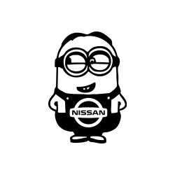 Sticker Auto Nissan minion