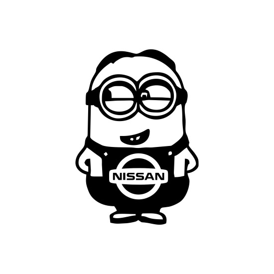 Sticker Auto Nissan minion
