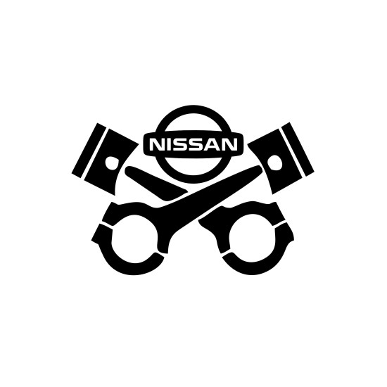 Sticker Auto Nissan piston