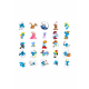 Set 25 Stickere Decorative – Strumfii, Diverse Modele, Multicolor, STK-S – Vol. 1