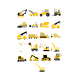 Set 21 Stickere Decorative – Utilaje Constructii – Diverse Modele, STK-S- Vol. 1