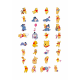 Set 32 Stickere Decorative – Winnie the Pooh si Prietenii, Diverse Modele, Multicolor, STK-S – Vol. 2