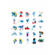 Set 25 Stickere Decorative – Strumfii, Diverse Modele, Multicolor, STK-S – Vol. 5