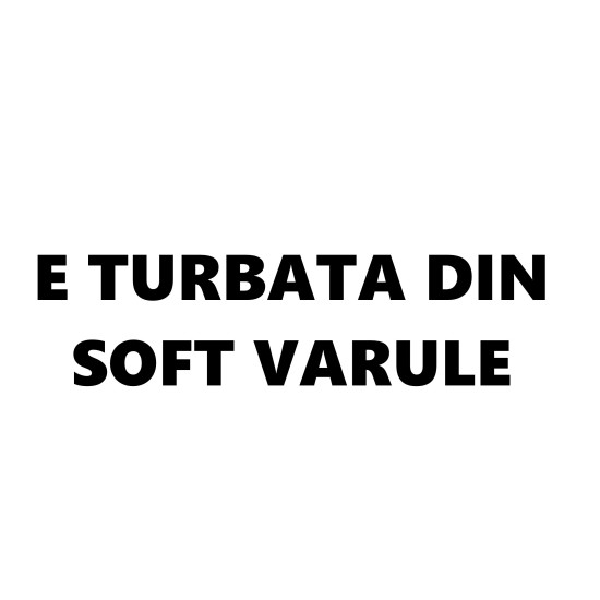 Sticker auto e turbata din soft varule