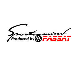 Sticker Auto volkswagen VW sports mind passat 
